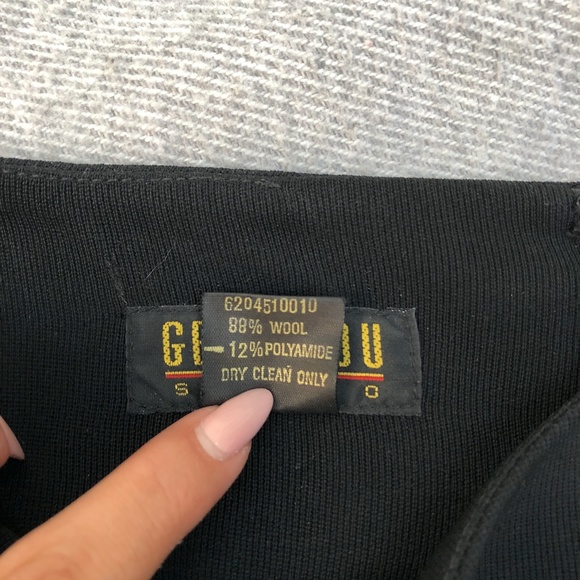 GEORGIOU STUDIOS BLACK PENCIL SKIRT - Picture 7 of 7